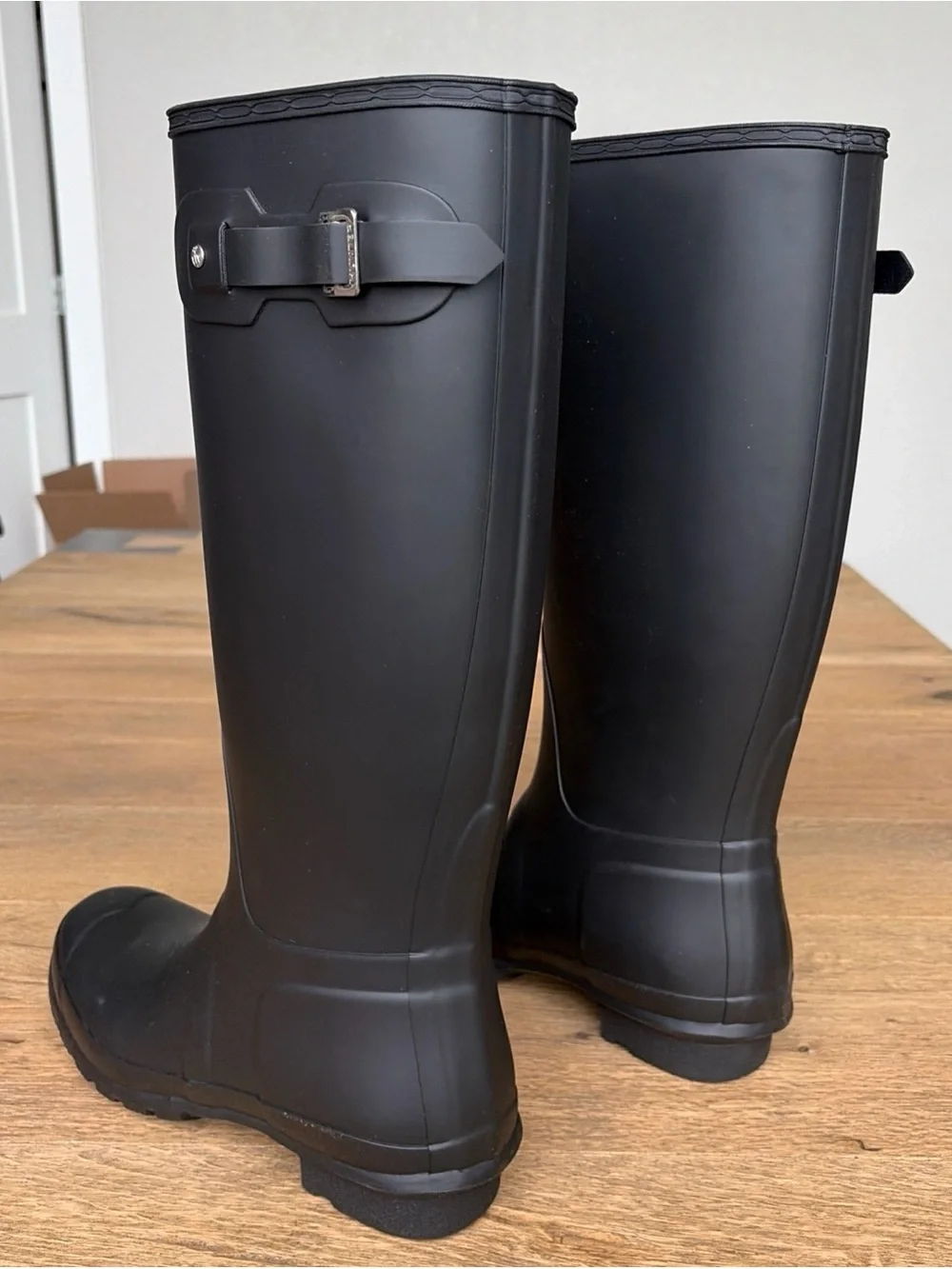 Hunter Original Tall Waterproof Rain Boots for Men - Black